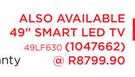 LG 49" Full HD Smart LED TV 49LF630
