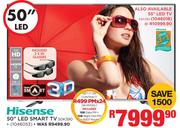 Hisense 50" Full HD Smart 3D LED TV 50K390