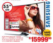Samsung 48" Full HD Curved LED TV 48J6300