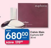 Calvin Klein Euphoria EDP-30ml Each