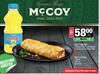 Any 1 x McCoy Limited Edition Chakalaka & Grabouw Sausage Roll+Any 1 x Clover Tropika 500ml-Both For