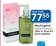 Neutrogena Facial Products-Each