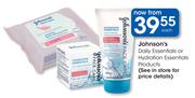 Johnson's Daily Essentials Or Hydration Essentionals Products-Each