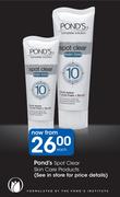 Pond's Spot Clear Skin Care Products-Each