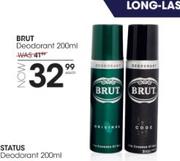 Brut Deodorant-200ml Each