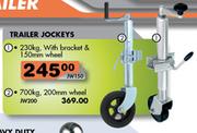 Trailer Jockeys-230kg with Brackets and 150mm Wheel-JW150