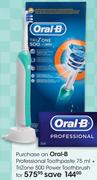Oral-B Professional Toothpaste 75ml+ TriZone 500 Power Toothbrush