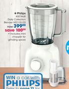 Philips 400 Watt Daily Collection Blender HR2103/03