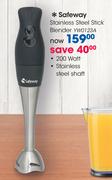 Safeway Stainless Steel Stick Blender YW0123A