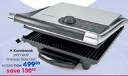 Kambrook 2000 Watt Stainless Steel Grill-KCG200