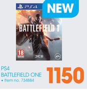 PS4 Battlefield One