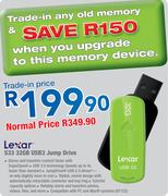 Lexar S33 32GB USB3 Jump Drive