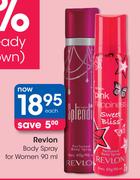 Revlon Body Spray For Women-90ml Each