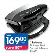Safeway Stainless Steel Sandwich Maker GH201A