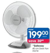 Safeway 40cm Desk Fan PIA1718