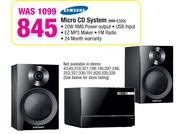 Samsung Micro CD System MM-E320