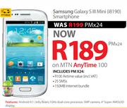 Samsung Galaxy S III Mini(i8190) Smartphone-On MTN Any Time 200