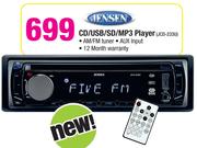 Jensen Cd/USB/SD/MP3 Player JCD-233U