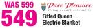 Pure Pleasure Fitted Queen Electric Blanket