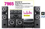 Sony 6.2 Blu-Ray Component Home Theatre BDDW5400