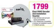 Elsat OVHD Decoder And Installation Voucher