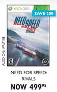 XBOX 360 Need For Speed: Rivals
