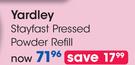 Yardley Stayfast Pressed Powder Refill