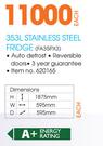 Smeg 353Ltr Stainless Steel Fridge FA35PX3