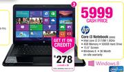 HP Core i3 Notebook 2D02
