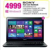 Sony Dual Core Notebook SVF1521MSGB/SVE15131C