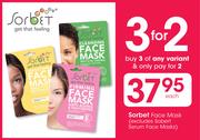 Sorbet Face Mask(Excludes Sobert Serum Face Mask)-Each