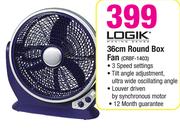 Logik 36cm Round Box Fan CRBF-1403