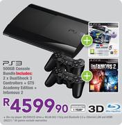 PS3 500GB Console Bundle 