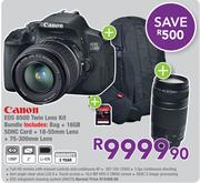Canon EOS 650D Twin Lens Kit Bundle
