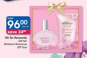 Oh So Heavenly Gift Sets Whirlwind Romance EDT Duo-Per Set