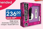 Coty Gift Sets Exclamation Original 50ml Cologne + Queen EDP 15ml-Per Set