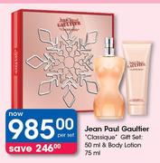 Jean Paul Gaultier Classique Gift Set 50ml, Body Lotion 75ml-Per Set