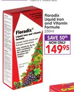 Floradix Liquid Iron And Vitamin Formula-250ml