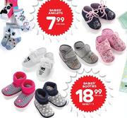 Babies Booties (Sizes 1-3)-Per Pair