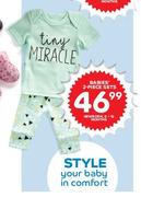 Babies 2 Piece Sets Newborn (0-12 Months)