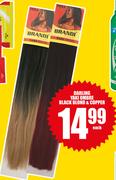 Darling Yaki Ombre Black Blond & Copper-Each