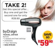 ByD:Sign Travel Dryer BDTH35