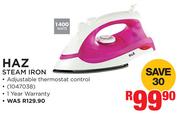 Haz 1400Watts Steam Iron 