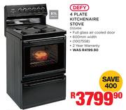 Defy 4 Plate Kitchenaire Stove DSS494