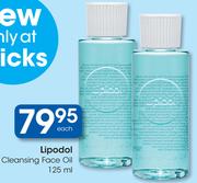 Lipodol Cleansing Face Oil-125ml Each