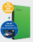 Seagate 2TB Game Drive For Xbox + Bit Defender Internet Security 2015