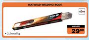 Matweld Welding Rods 2.5mm x 1kg  MAT6992