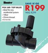 Hunter PGV Jar-Top Valve
