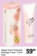 Happy Event Antenatal Massage Cream-125ml Each