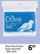 Dove Fine Cotton Buds Assorted-100s Each